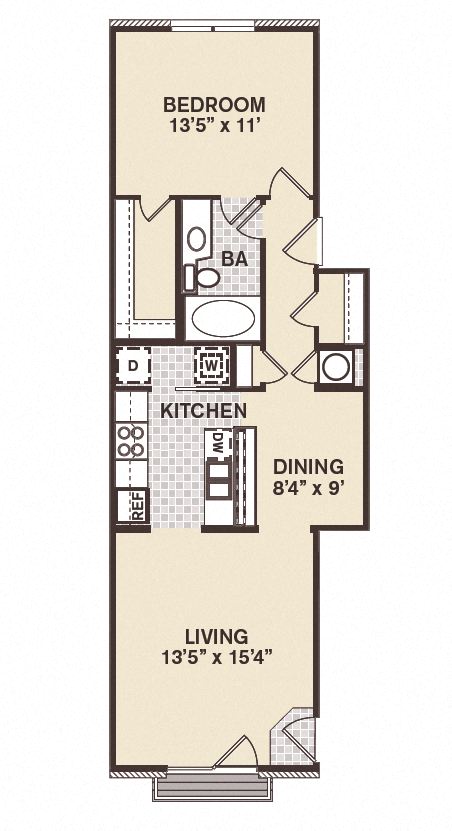 Jackson Square (1.10 B) floor plan